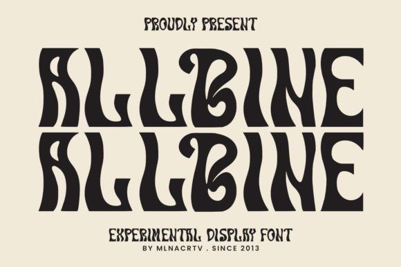 Allbine Display Font: Fresh, Friendly & Fully Functional