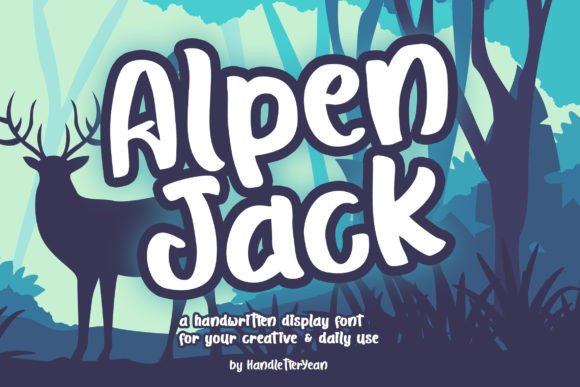 Alpen Jack: A Handwritten Display Font with Quiet Confidence