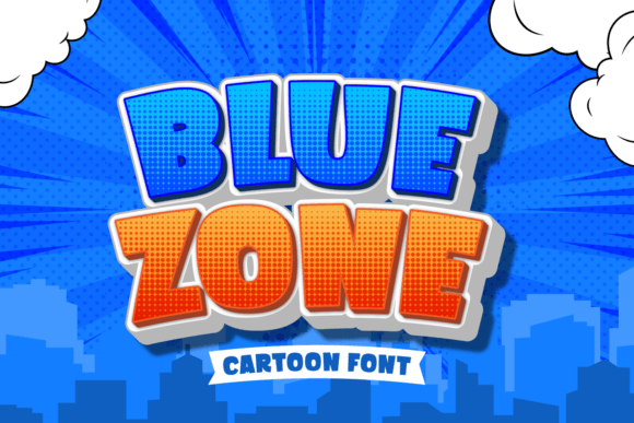 Blue Zone: A Bold Display Font for Editorial Impact