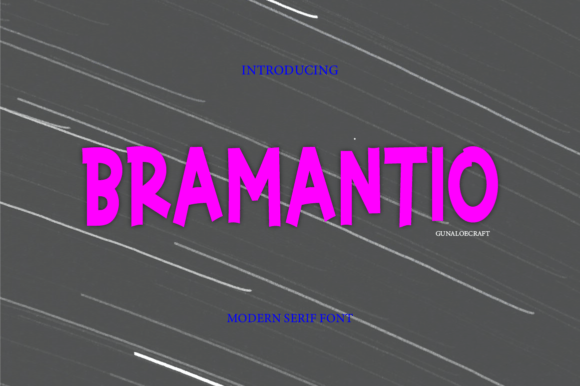 Bramantio: A Display Font That Elevates Your Brand