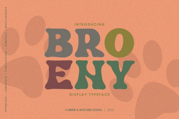 Broeny: A Playful Display Font That Makes Your Brand Stand Out