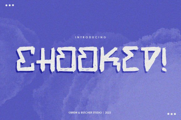 Chooked: A Display Font That Makes Your Headlines Unmissable