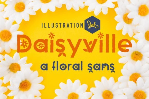 Daisyville: A Playful Display Font That Makes Your Brand Memorable