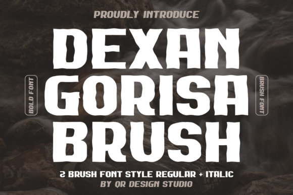 Dexan Gorisa Brush: A Bold Display Typeface for Digital Branding