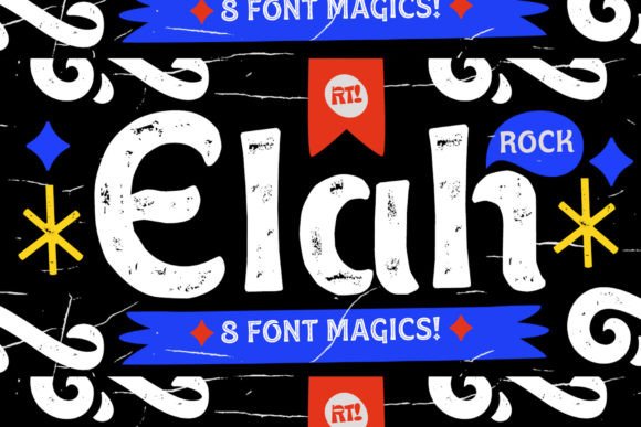 Elah Rough: A Display Font That Adds Raw Energy to Digital Headlines