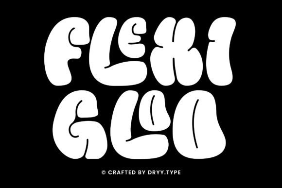 Flexi Gloo: A Playful Display Typeface for Bold Digital Moments