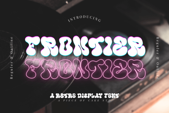 Frontier: A Playful Retro Display Font for Scroll-Stopping Campaigns