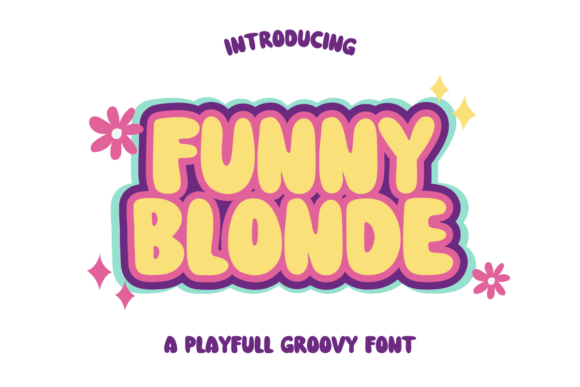 Funny Blonde: A Playful Display Font for Digital Brand Moments