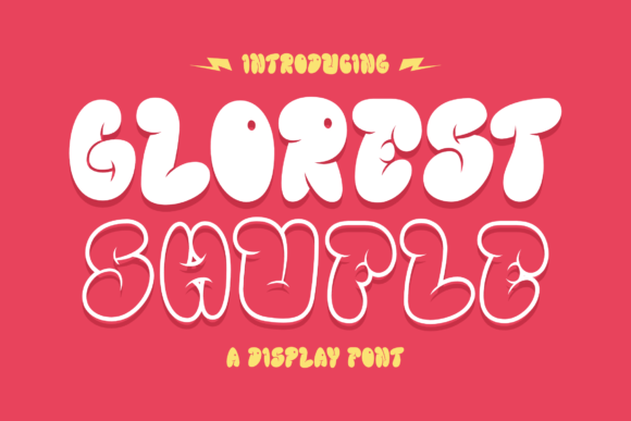 Glorest Shufle: A Display Font That Makes Your Brand Feel Joyful & Polished