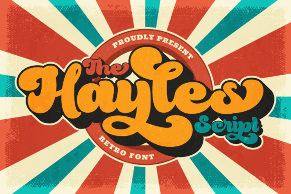 Hayles: A Retro Script Display Font That Feels Like Hand-Painted Charm