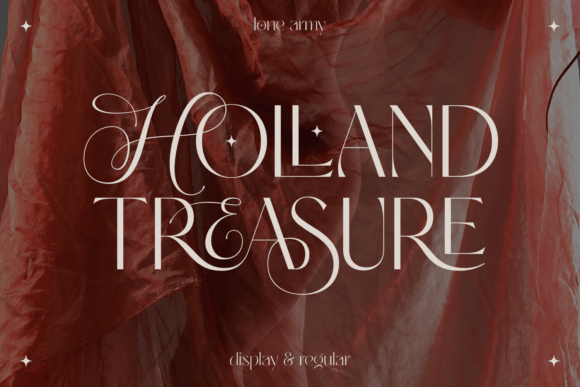Holland Treasure: A Hybrid Display Font for Digital Branding