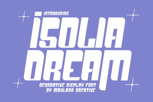 Isolia Dream: A Bold Blackletter Display Font for Editorial Impact