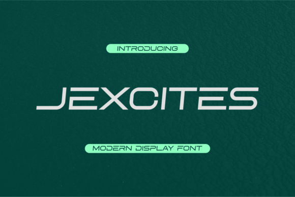 Jexcites: A Modern Whimsical Display Font Worth Testing
