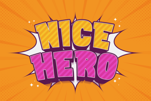 Nice Hero: A Display Font That Commands Attention
