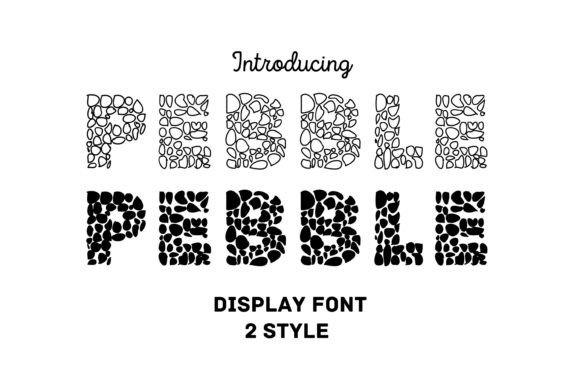 Pebble: A Hand-Drawn Display Font for Editorial Warmth