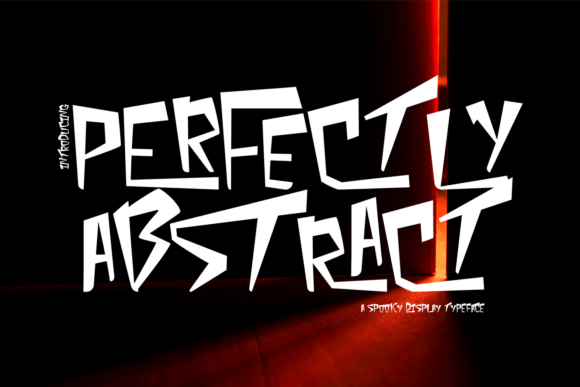 Perfectly Abstract Font: A Playful Display Typeface for Creative Brands