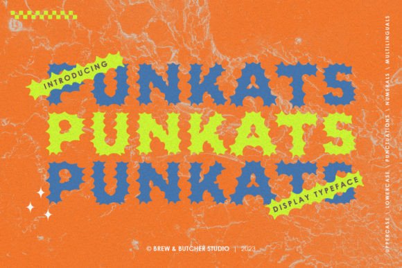 Punkats: A Whimsical Display Font That Actually Works