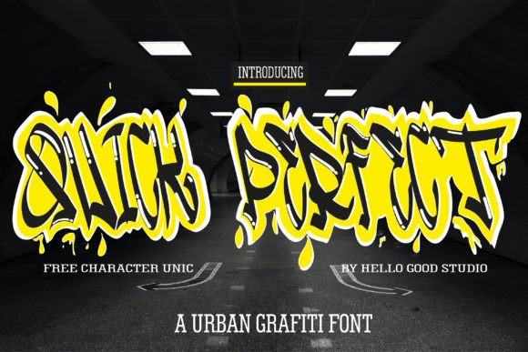 Quick Perfect: A Street-Ready Display Font That Cuts Through the Feed