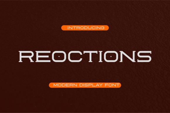 Reoctions: A Display Font That Stops Scrollers
