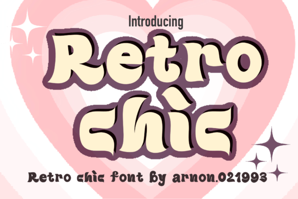 Retro Chic: A Playful Display Font for Editorial Charm