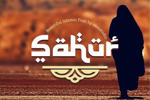 Sahur: A Thoughtful Islamic Display Font for Digital Branding