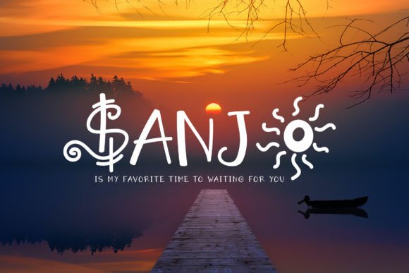 Sanjo: A Handwritten Display Font That Stops Scrollers