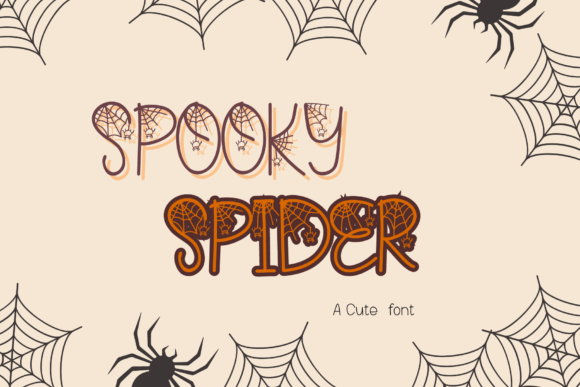 Spooky Spider: A Playful Display Font for Thoughtful Editorial Moments
