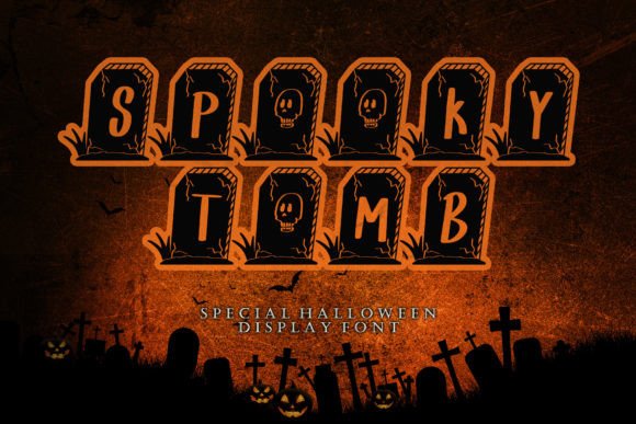 Spooky Tomb: A Thoughtful Display Font for Halloween Editorial Moments