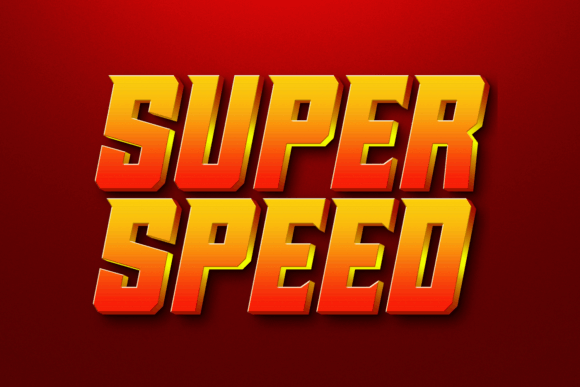 Super Speed Display Font for Handmade Labels & Printables