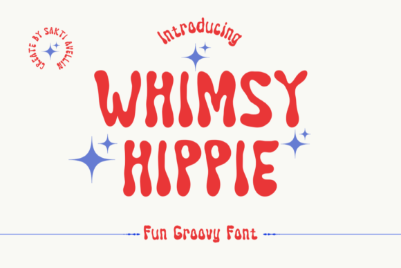 Whimsy Happie: A Playful Retro Display Font for Handmade Creators